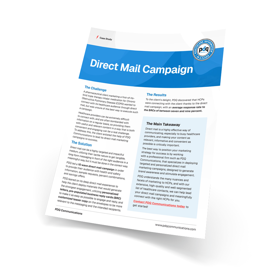 Direct Mail Case Study cover